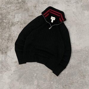 Aeropostale Black Sweater with Red Accents